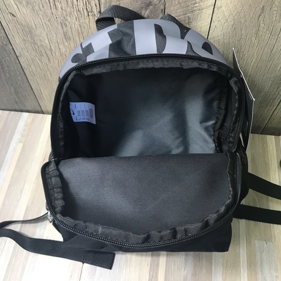NWT Nike Brasilia JUst Do It Mini Backpack Black - Picture 7 of 8